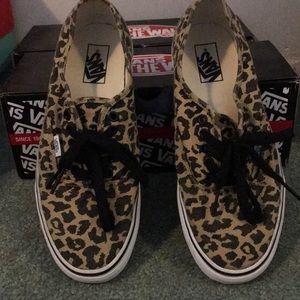 Rare Cheetah print Vans